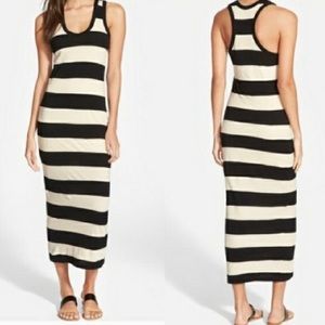 James Perse Striped Maxi Dress